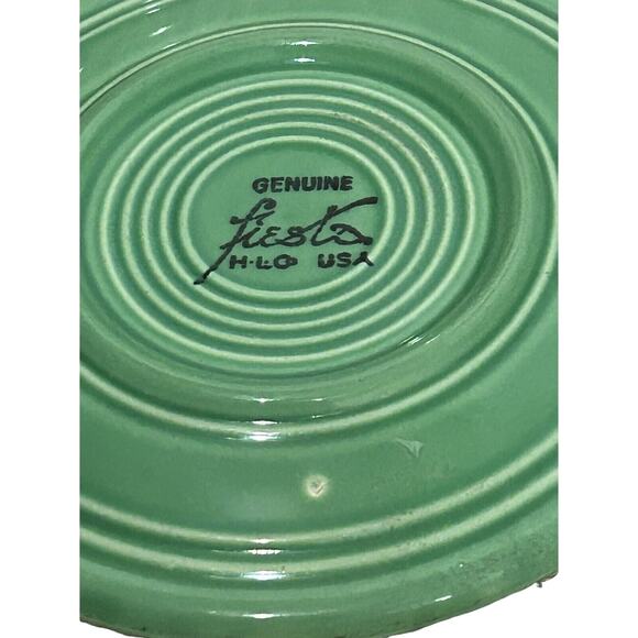 Fiesta Vintage Retired Light Green Bread Plate 6 1/2 Plate 1936 - 1951 - Picture 6 of 6